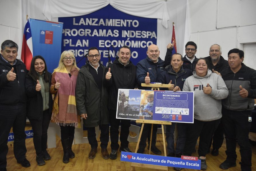 Chiloé: Lanzan programas por 1.600 millones de pesos para la pesca y acuicultura de pequeña escala en el marco de Plan Económico Bicentenario